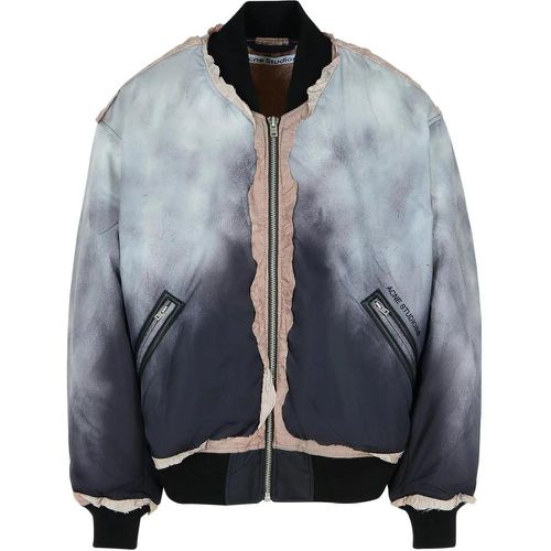 Over' Grey Nylon Bomber Jacket - Größe 46 - grau - Acne Studios - Modalova