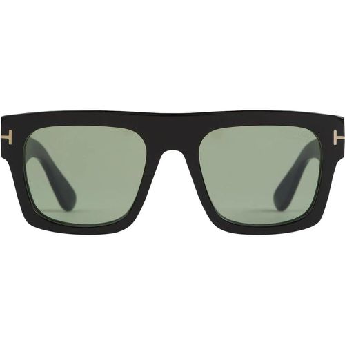 Sonnenbrillen - Fausto Rectangular Sunglasses - Gr. unisize - in Schwarz - für Damen - Tom Ford - Modalova