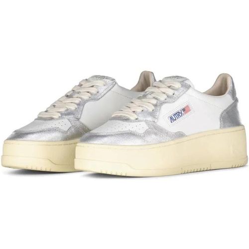 Low-Top Sneaker - Plateau Sneaker aus Leder - für Damen - Autry International - Modalova