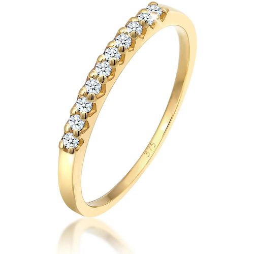 Ringe - Ring Microsetting Diamant (0.15 ct.) 375 Gelbgold - Gr. 52 MM - in - für Damen - Elli - Modalova