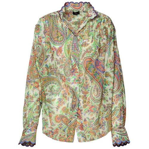 Multicolor Cotton Shirt - Größe 38 - multi - ETRO - Modalova