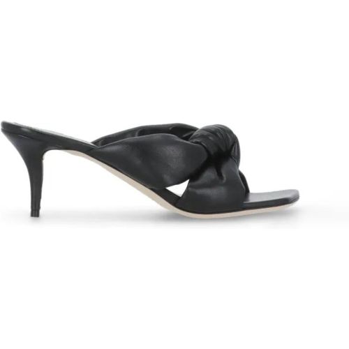 Sandalen - Black Leather Sandals - Gr. 36 (EU) - in - für Damen - Fabiana Filippi - Modalova