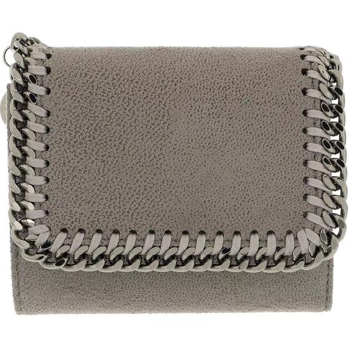 Portemonnaie - Flap Wallet Small Light Grey - Gr. unisize - in - für Damen - Stella Mccartney - Modalova