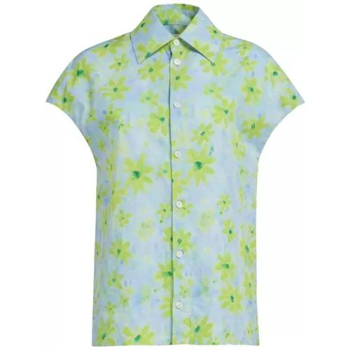 Floral-Print Cotton Shirt - Größe 38 - multi - Marni - Modalova