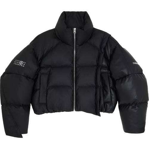 Detailreiche Daunenjacke - Größe M - black - Maison Margiela - Modalova