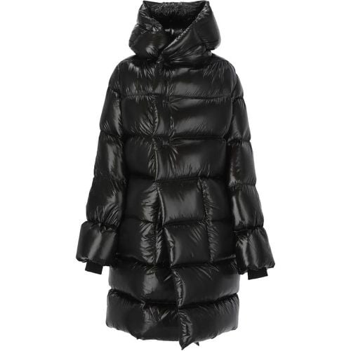 Black Quilted Dowm Jacket - Größe 38 - Rick Owens - Modalova