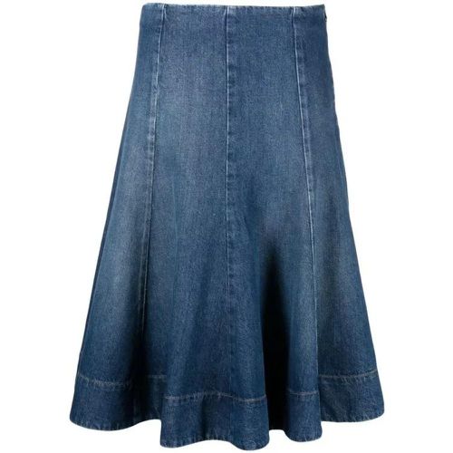 Denim Faded Effect Skirt - Größe 4 - Khaite - Modalova