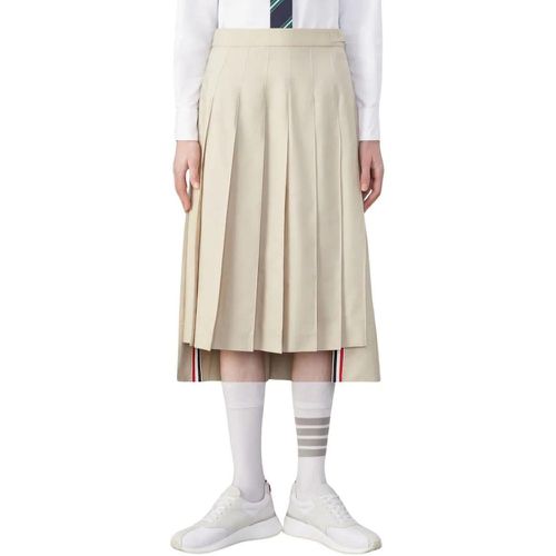 Back Pleated Skirt - Größe 38 - Thom Browne - Modalova