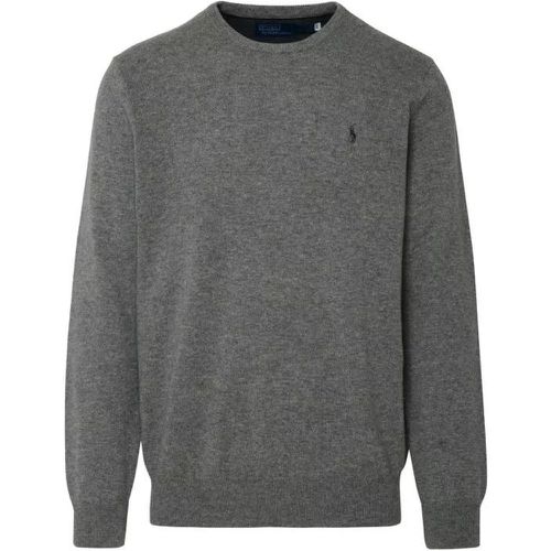 Grey Wool Sweater - Größe L - gray - Polo Ralph Lauren - Modalova