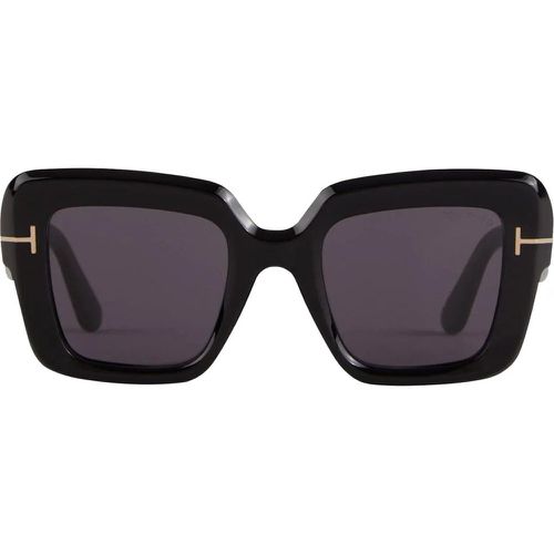 Sonnenbrille - Esme Rectangular Sunglasses - Gr. unisize - in Schwarz - für Damen - Tom Ford - Modalova