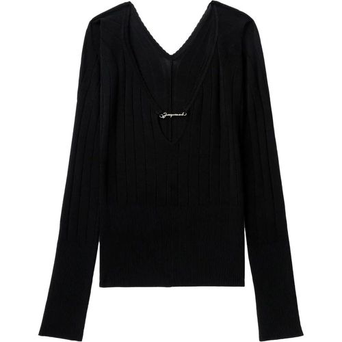 Top Black Black - Größe 40 - Jacquemus - Modalova