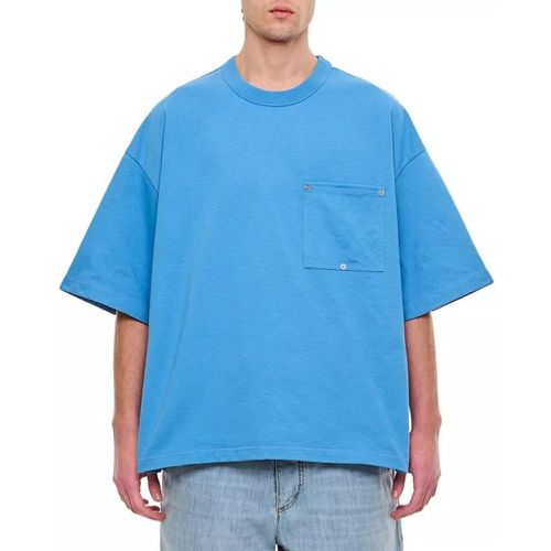 Heavy Japanese Jersey T-Shirt - Größe L - blue - Bottega Veneta - Modalova