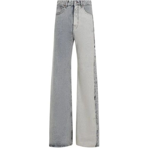 Light Blue Cotton Jeans - Größe 27 - MM6 Maison Margiela - Modalova