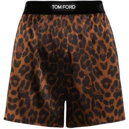 Multicolor Leopard Shorts - Größe M - brown - Tom Ford - Modalova