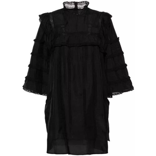 Black Lace Panels Mini Dress - Größe 36 - black - Isabel marant - Modalova