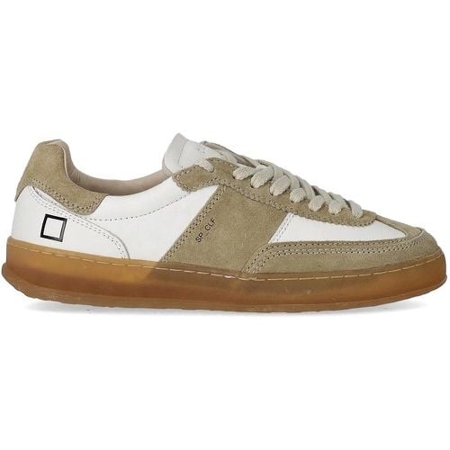 Low-Top Sneaker - . SPORTY CALF WEISS BEIGE SNEAKER - Gr. 36 (EU) - in - für Damen - D.A.T.E - Modalova