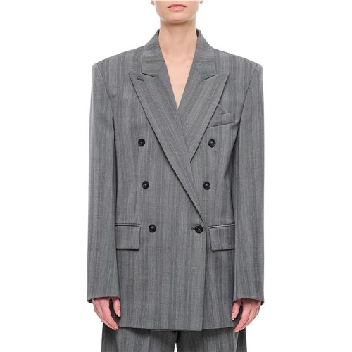 Merlot Double Breasted Pinstripes Jacket - Größe 38 - SPORTMAX - Modalova