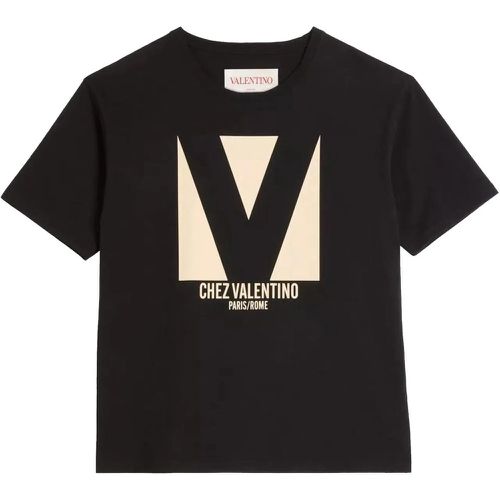 Cotton Logo T-shirt - Größe L - Valentino - Modalova