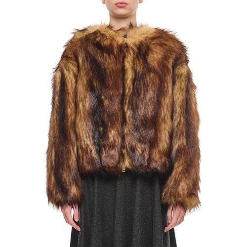 Short Eco Fur Coat - Größe S - HALFBOY - Modalova