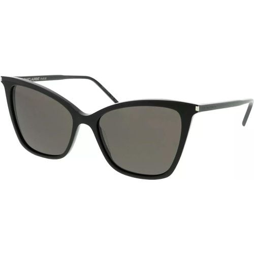 Sonnenbrille - SL 384-001 55 Sunglass WOMAN ACETATE - Gr. unisize - in Schwarz - für Damen - Saint Laurent - Modalova