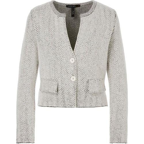 Cardigan - Größe 42 - grau - Marc Cain - Modalova