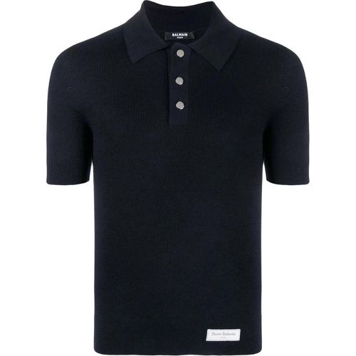 T-shirts and Polos Blue - Größe L - blau - Balmain - Modalova