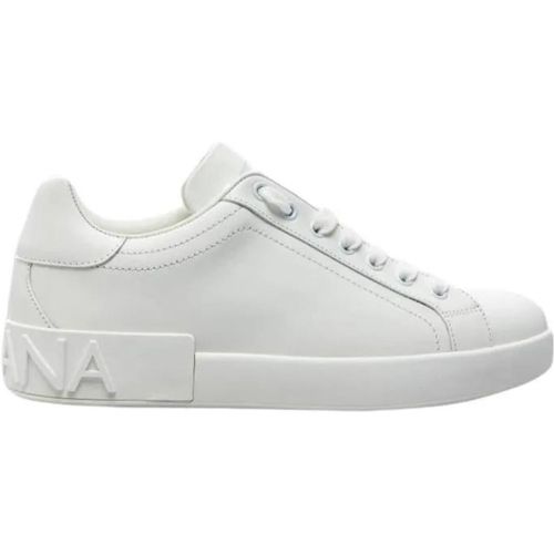 Low-Top Sneaker - Portofino Sneakers In White - Gr. 41 (EU) - in - für Damen - Dolce&Gabbana - Modalova