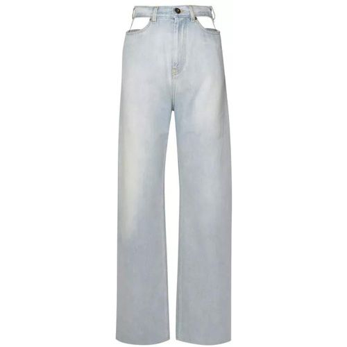 Light Blue Cotton Jeans - Größe 42 - blue - Maison Margiela - Modalova
