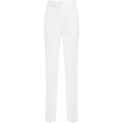 White Viscose Tibau Pants - Größe 36 - Jacquemus - Modalova