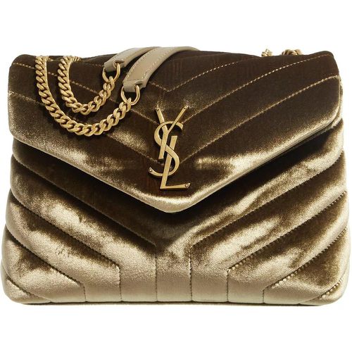 Crossbody Bags - LouLou Small In Quilted Velvet - Gr. unisize - in - für Damen - Saint Laurent - Modalova