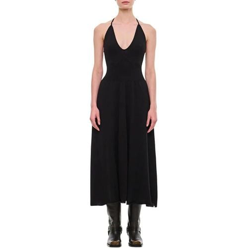 Flared Cashmere And Cotton Dress - Größe ONE SIZE - Extreme Cashmere - Modalova