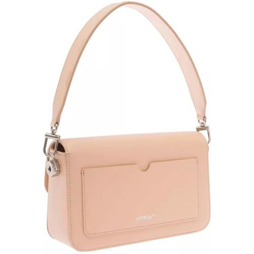 Umhängetaschen - Binder Clip Crossbody Bag In Leather - Gr. unisize - in Rosa - für Damen - Off-White - Modalova