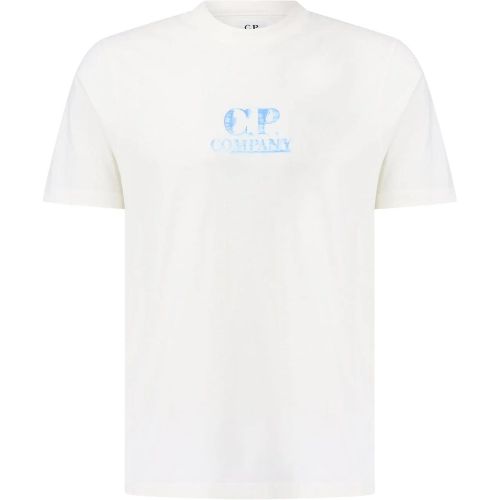 Klassisches T-Shirt mit Logo-Print - Größe L - CP Company - Modalova