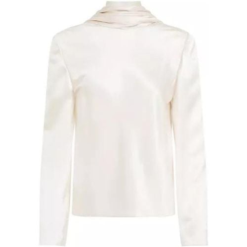 Draped Crepe Blouse - Größe 38 - Saint Laurent - Modalova