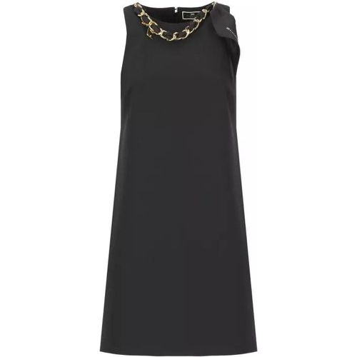 Crepe Stretch Minidress - Größe 40 - black - Elisabetta Franchi - Modalova
