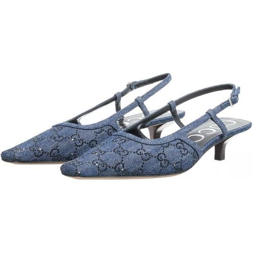 Pumps & High Heels - GG Denim Pumps - Gr. 38 (EU) - in - für Damen - Gucci - Modalova