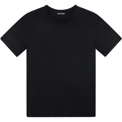 Cotton Logo T-shirt - Größe 48 - Tom Ford - Modalova