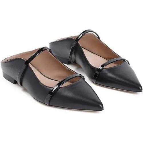 Loafers & Ballerinas - Maureen Flat Black Nappa Leather Ballerinas - Gr. 37,5 (EU) - in - für Damen - Malone Souliers - Modalova