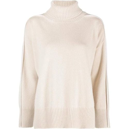 Piped-Trim Roll-Neck Knitwear Jumper - Größe 44 - Lorena Antoniazzi - Modalova