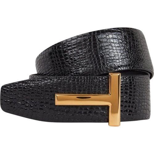 Gürtel - Leather Logo Belt - Gr. 100 - in - für Damen - Tom Ford - Modalova