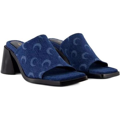 Sandalen - Regenerated Deadstock Slides - Cotton - Blue Laser - Gr. 35 (EU) - in - für Damen - Marine Serre - Modalova