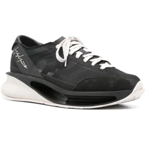 Low-Top Sneaker - Black/Light Grey Sneaker With Logo - Gr. 10_5 - in - für Damen - Y-3 - Modalova