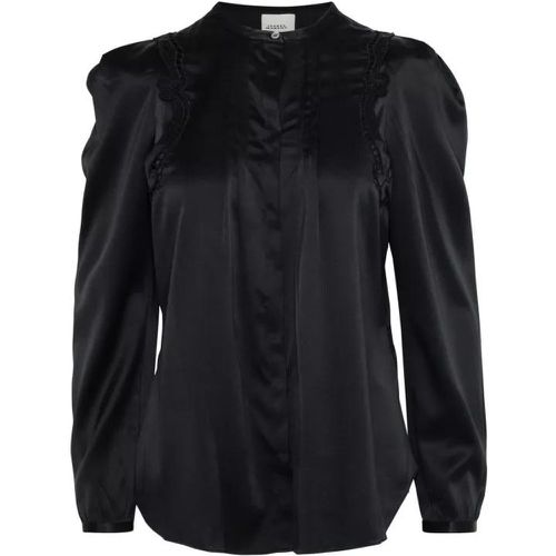Joanea' Black Silk Blend Shirt - Größe 36 - black - Isabel marant - Modalova