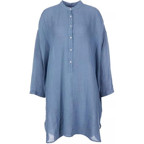 WOMAN DRESS - Größe M - blau - 120% lino - Modalova