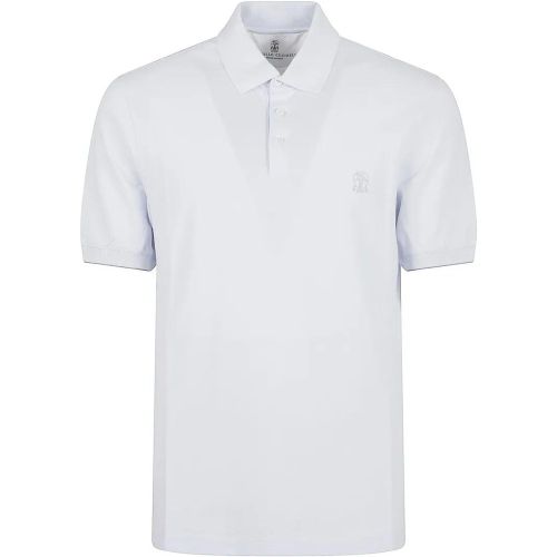 Polo Shirt In Pique Fabric - Größe L - BRUNELLO CUCINELLI - Modalova