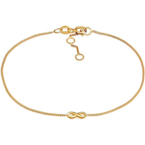 Armbänder - Armband Infinity Unendlichkeit Symbol 585 Gelbgold - Gr. 16 CM - in - für Damen - Elli - Modalova