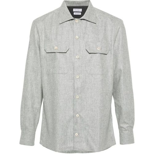 Melange Shirt - Größe XL - BRUNELLO CUCINELLI - Modalova