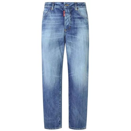 Boston' Light Blue Denim Jeans - Größe 38 - blue - Dsquared2 - Modalova