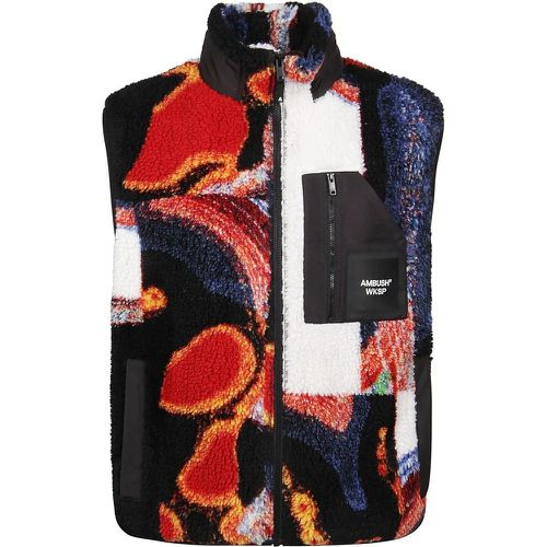 Teddy Jacquard Vest Multicolour - Größe M - Ambush - Modalova