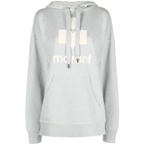 Mansel Logo-Print Sweatshirt - Größe 36 - gray - Etoile Isabel Marant - Modalova